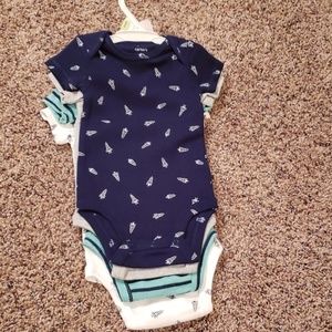Carter's baby 3 months 4pc bodysuits